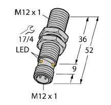 訂貨NI12U-EG18SK-VN4X，圖爾克圓柱形傳感器相關(guān)參數(shù)